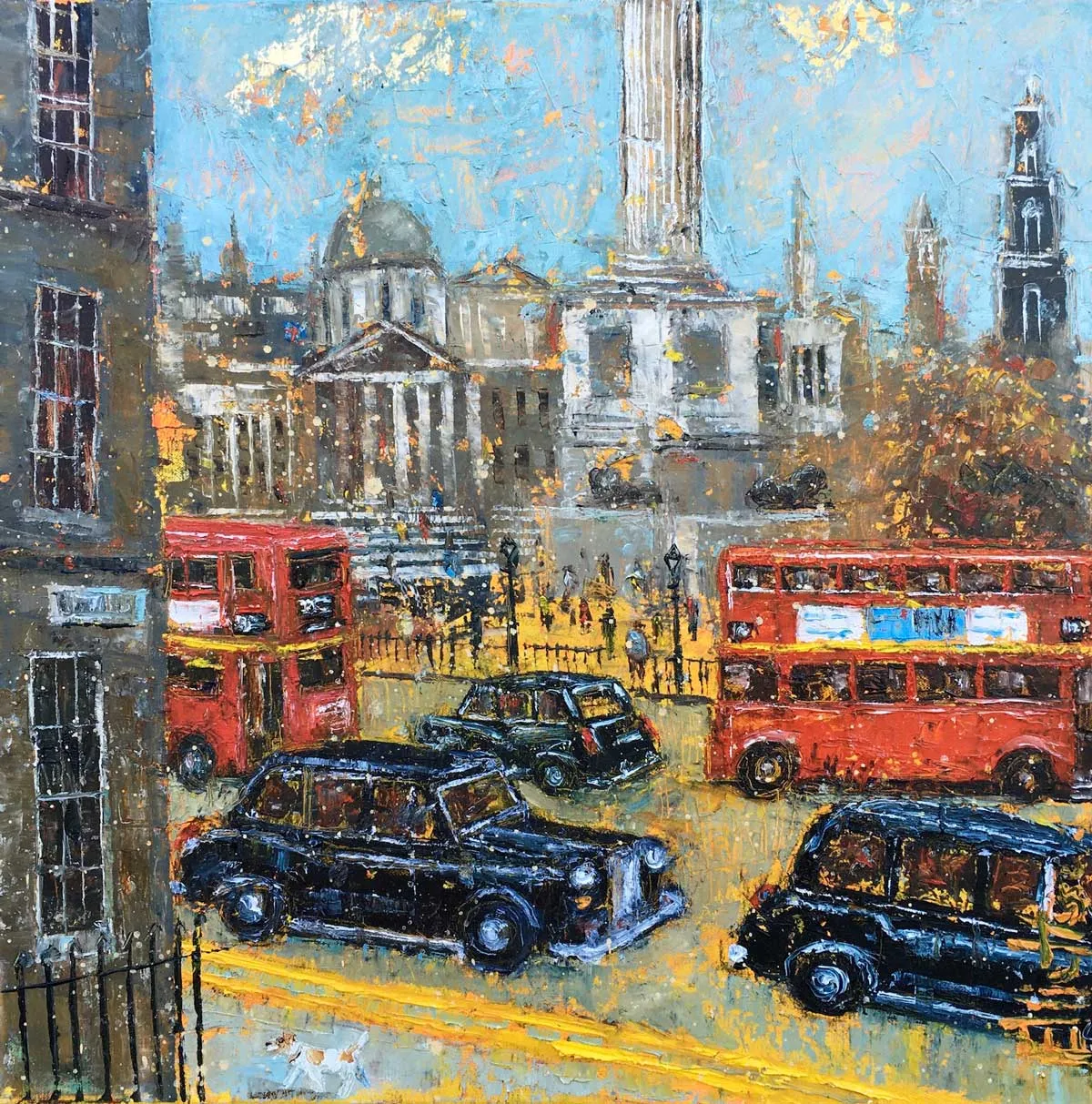 Trafalgar Square, London by Ellie Hesse