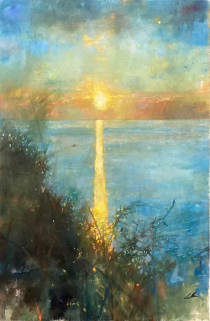 Sea View at Tresaith by Bill Bate