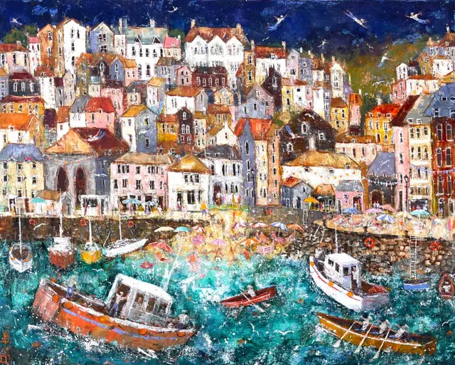 Flying Sailors of St Ives Dyptich Part 1 by Ellie Hesse