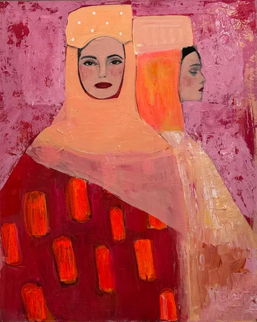 Two Ethnic Women by Nicolle Menegaldo