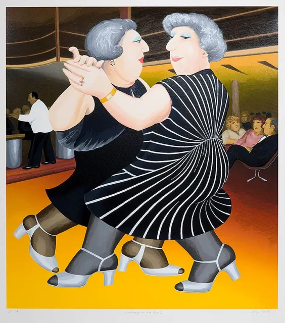 Dancing on the QE2 by Beryl Cook