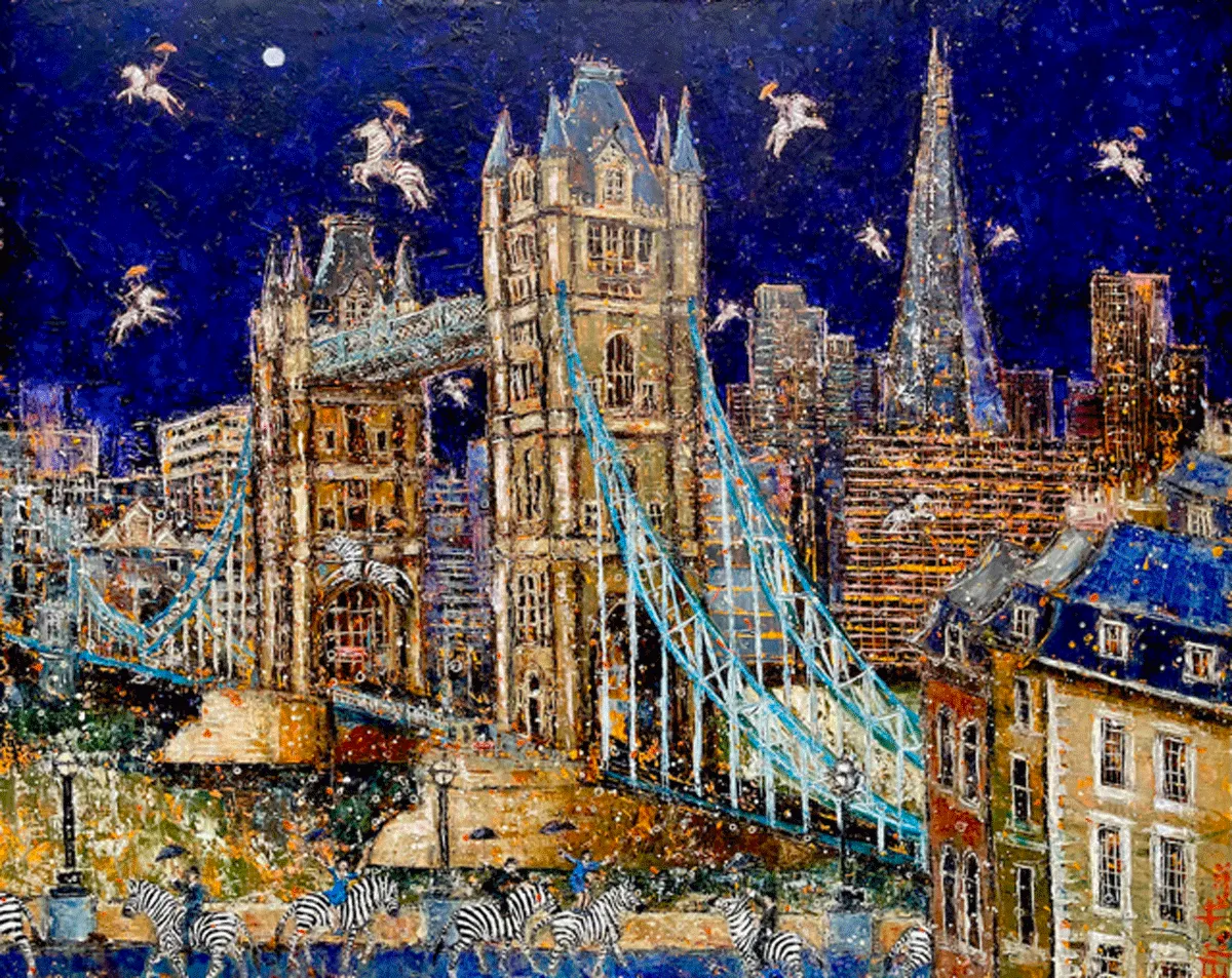 Flying High, Tower Bridge by Ellie Hesse