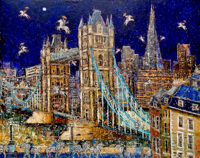 Flying High, Tower Bridge by Ellie Hesse