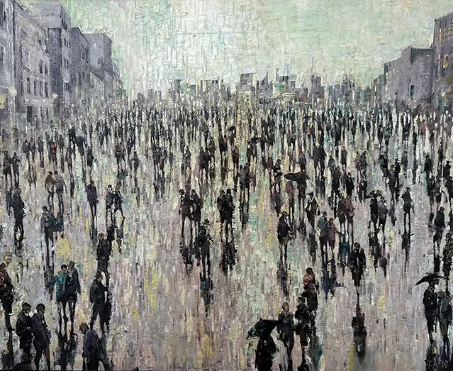 Soft Pavement Colours by Julia Whitehead