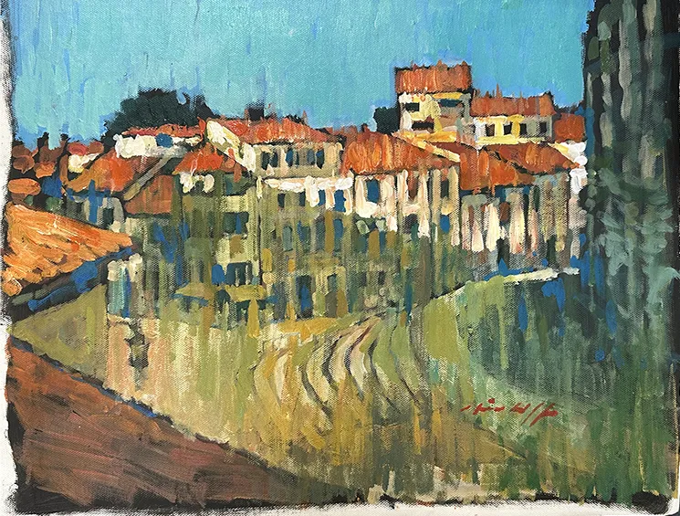 Summer Light, Arles, France by David Hinchliffe