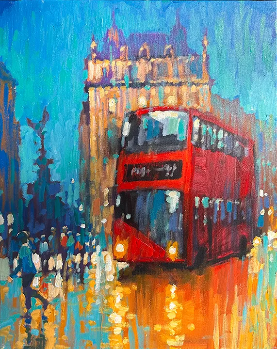 Evening Commuters by David Hinchliffe