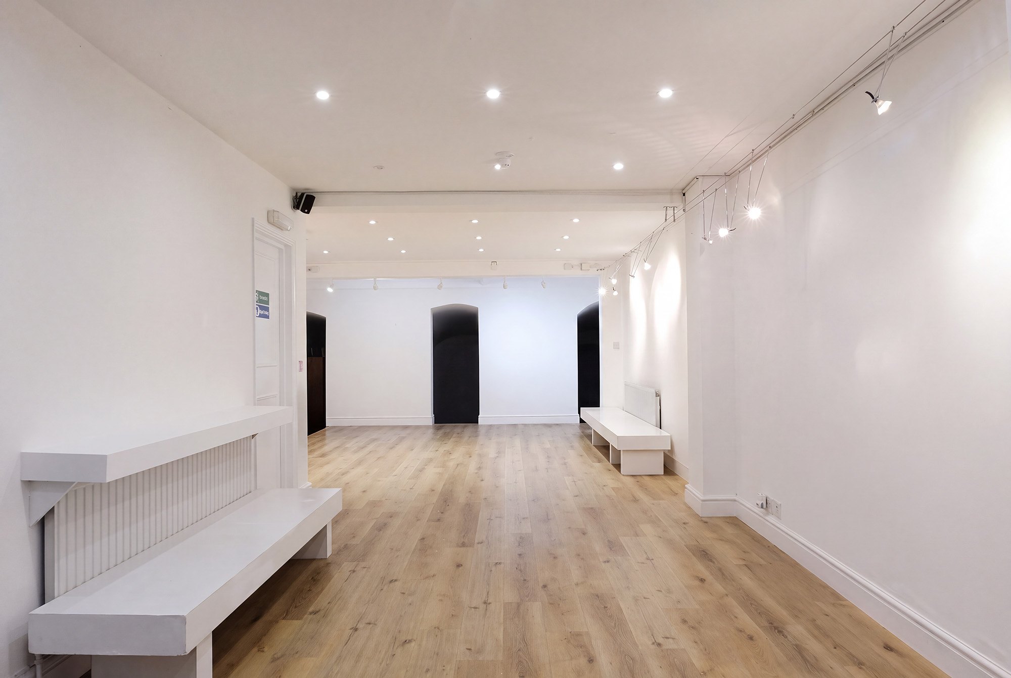 The bottom floor looking towards the far end